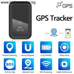 Мини GPS тракер GF-22, GPS, GSM, LBS и WIFI