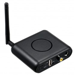 Bluetooth аудио адаптер PIX-LINK BT08, Безжичен, RCA, AUX, Bluetooth, Mic, Coaxial, USB, Optical fiber