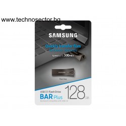 Флаш памет SAMSUNG USB Flash BAR PLUS 128GB USB 3.1 Titan Gray