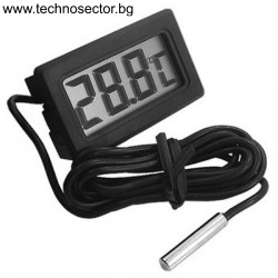Дигитален термометър AWSD-10, за дома или колата, с външна сонда