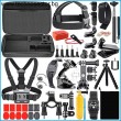 Комплект аксесоари за екшън камери с чанта 50 в 1 - Топ цена от Technosector.bg